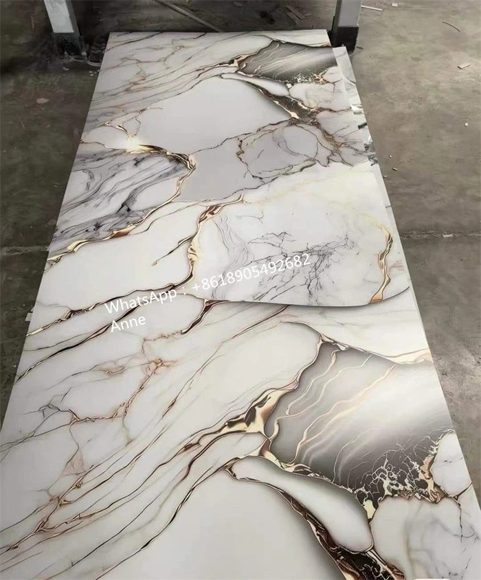 Bathroom Pvc Marble Sheet Shower SPC Panel