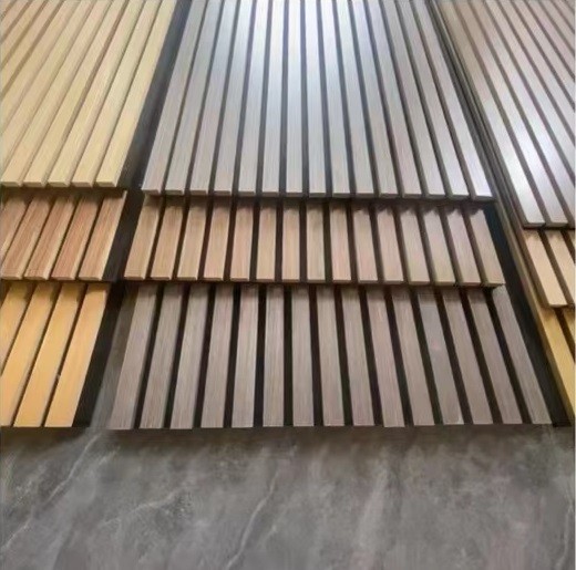 Soundproof Wall Panels MDF Akupanel Wood Slatted Wall Acoustic Felt Panels For Interior Decoration Wall And Ceiling